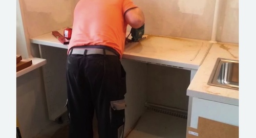 Сборка кухонного гарнитура. Улица Сергея Эйзенштейна